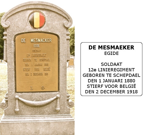 De Mesmaeker Egide Schepdaal